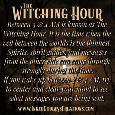 Witching hour definition